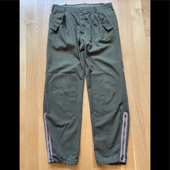 Punk Royal army green distressed pants - Picture 2 of 6